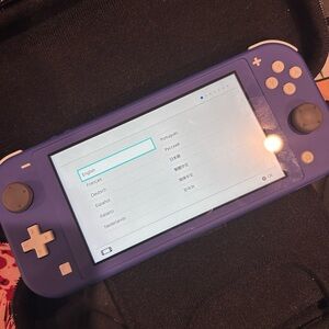 Blue Handheld Gaming Console
